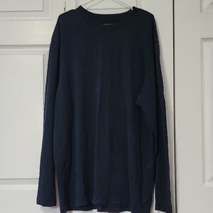 Denver Hayes Dark Blue Long Sleeve Tee
